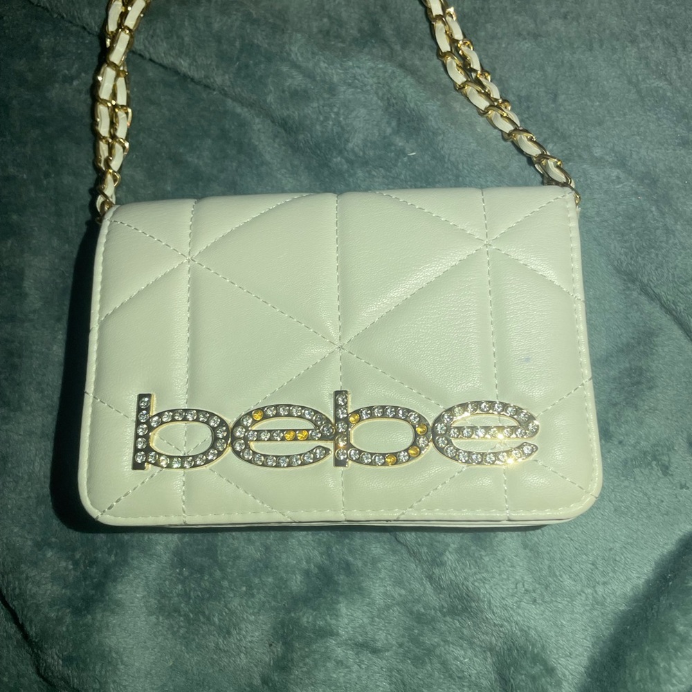 BEBE white cute purse